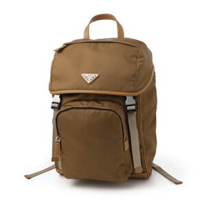 PRADA Brown Re Leather Backpack